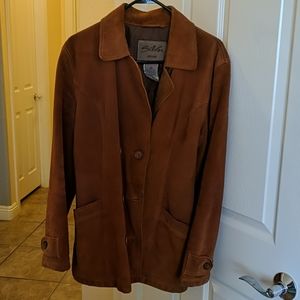 Vintage Silver Jeans Leather Jacket